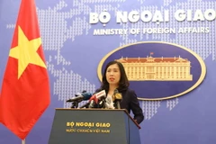 Người phát ngôn Bộ Ngoại giao Việt Nam Lê Thị Thu Hằng. (Ảnh: Phương Hoa/TTXVN)
