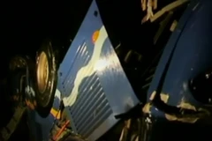 Chiếc xe trong vụ tai nạn. (Nguồn: Reuters)