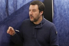 Lãnh đạo phe cánh hữu Italy, ông Matteo Salvini. (Nguồn: THX/TTXVN)