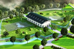 Phối cảnh dự án nhà gấu đôi bán hoang dã. (Ảnh: Hùng Võ/Vietnam+)