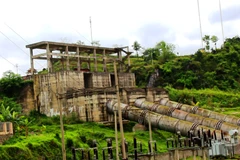 Nhà máy thủy điện Bản Rạ, tại huyện Trùng Khánh, tỉnh Cao Bằng. (Ảnh: Hùng Võ/Vietnam+) 