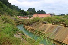 Nhà máy thủy điện Bản Rạ, tại huyện Trùng Khánh, tỉnh Cao Bằng. (Ảnh: Hùng Võ/Vietnam+)