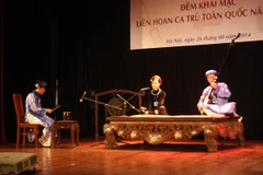 300 nghệ sỹ tham dự Liên hoan ca trù toàn quốc 2014 