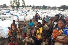 Người tị nạn tại tỉnh Ituri, Đông Bắc Cộng hòa Dân chủ Congo, ngày 13/6/2019. (Nguồn: THX/TTXVN) 