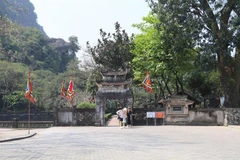 Đền thờ vua Đinh Tiên Hoàng thuộc Khu di tích Cố đô Hoa Lư. (Ảnh: Đức Phương/TTXVN)