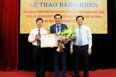 Amway Việt Nam xác định hoạt động xã hội không chỉ là quyền mà còn là nghĩa vụ của doanh nghiệp. (Nguồn: Vietnam+) 