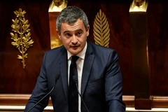 Bộ trưởng Nội vụ Pháp Gérald Darmanin. (Ảnh: AFP/TTXVN) 