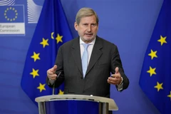 Ủy viên phụ trách ngân sách của Liên minh châu Âu (EU), ông Johannes Hahn. (Nguồn: AFP/TTXVN) 