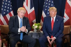 Thủ tướng Anh Boris Johnson và Tổng thống Mỹ Donald Trump. (Nguồn: thetelegraphandargus.co.uk) 