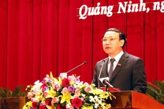 Bí thư Tỉnh ủy, Chủ tịch Hội đồng Nhân dân tỉnh Quảng Ninh Nguyễn Xuân Ký. (Ảnh: Văn Đức/TTXVN) 