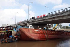 Hiện trường vụ tai nạn. (Ảnh: Chanh Đa/TTXVN) 