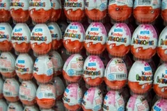 Kẹo chocolate Kinder của hãng Ferrero (Italy). (Ảnh: AFP/TTXVN) 