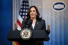 Phó Tổng thống Mỹ Kamala Harris. (Ảnh: AFP/TTXVN) 
