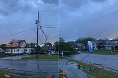 Những cơn bão dữ dội gây thiệt hại cho Alabama. (Nguồn: Twitter) 