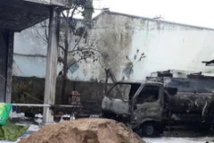 Cháy xe bồn chở xăng làm 1 người chết, 2 người bị thương