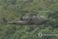 Một trực thăng quân sự của Hàn Quốc. (Nguồn: Yonhap)