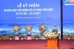 Toàn cảnh lễ kỷ niệm. (Ảnh: Trọng Đức/TTXVN) 