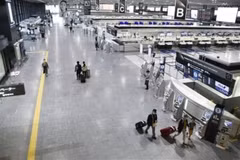 Quang cảnh sân bay Narita ở tỉnh Chiba, Nhật Bản ngày 19/3/2020. (Nguồn: Kyodo/TTXVN) 