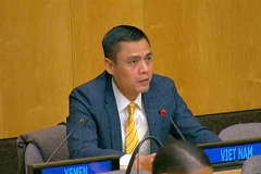 Đại sứ Đặng Hoàng Giang, Trưởng Phái đoàn thường trực Việt Nam tại Liên hợp quốc. (Ảnh: TTXVN phát)