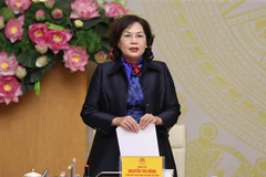 Thống đốc Ngân hàng Nhà nước Việt Nam Nguyễn Thị Hồng. (Ảnh: Thống Nhất/TTXVN) 