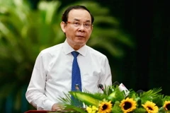 Ông Nguyễn Văn Nên, Ủy viên Bộ Chính trị, Bí thư Thành ủy Thành phố Hồ Chí Minh. (Ảnh: Anh Tuấn/TTXVN)