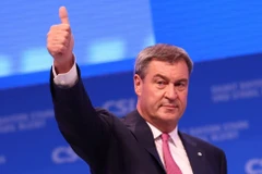 Ông Markus Söder được tái bầu làm Chủ tịch đảng CSU. (Nguồn: EPA)