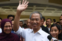 Ông Muhyiddin Yassin (giữa) trong cuộc họp báo tại Kuala Lumpur, ngày 29/2/2020. (Nguồn: AFP/TTXVN) 