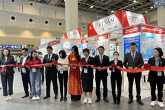 Gian hàng của Việt Nam tại Triển lãm M-Tech Osaka 2022.(Nguồn: Bộ Công Thương) 