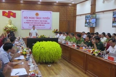 Phó Thủ tướng Trần Lưu Quang phát biểu chỉ đạo. (Ảnh: Dư Toán/TTXVN)