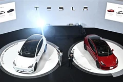 Mẫu xe điện Model Ycủa Tesla. (Ảnh: AFP/TTXVN)