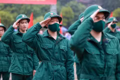 Về chất lượng tuyển chọn, gọi công dân nhập ngũ, năm 2024, thành phố Hà Nội được giao chỉ tiêu 3.700 công dân (tăng 200 công dân so với năm 2023). (Ảnh: Minh Sơn/Vietnam+)