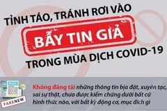 [Infographics] Tỉnh táo, tránh rơi vào bẫy tin giả trong mùa dịch