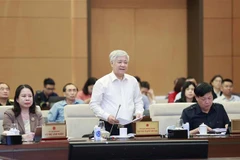 Chủ tịch Ủy ban Trung ương Mặt trận Tổ quốc Việt Nam Đỗ Văn Chiến phát biểu. (Ảnh: Doãn Tấn/TTXVN)