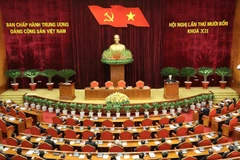 Hình ảnh Bế mạc Hội nghị lần thứ 14 Ban Chấp hành Trung ương Đảng