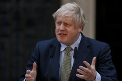 Thủ tướng Anh Boris Johnson phát biểu tại thủ đô London. (Nguồn: THX/TTXVN) 
