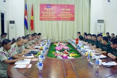 Toàn cảnh buổi hội đàm. (Ảnh: TTXVN phát)