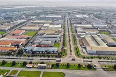 Toàn cảnh Khu công nghiệp Thăng Long Hà Nội. (Ảnh: Danh Lam/TTXVN) 
