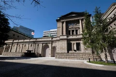 Trụ sở Ngân hàng Trung ương Nhật Bản (BOJ) tại Tokyo. (Ảnh: AFP/TTXVN)