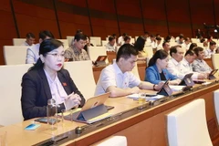 Trong tuần làm việc cuối cùng của Kỳ họp thứ 5, Quốc hội sẽ dành cả ngày 21/6 thảo luận ở hội trường về dự án Luật Đất đai (sửa đổi). (Ảnh: Doãn Tấn/TTXVN)