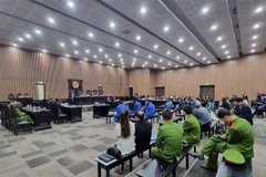 Quang cảnh một phiên xét xử. (Ảnh: Kim Anh/TTXVN)