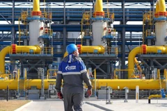 Hệ thống nén khí của dự án Dòng chảy phương Bắc 2 (Nord Stream 2). (Ảnh: TASS/TTXVN) 