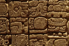 Chữ của người Maya tại một địa điểm ở Guatemala. (Nguồn: Shutterstock) 