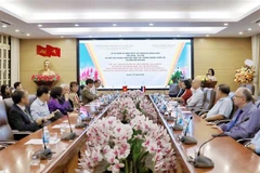 Quang cảnh buổi lễ. (Ảnh: Như Quỳnh/TTXVN phát)