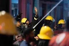 Hiện trường vụ hỏa hoạn. (Nguồn: AFP) 