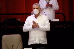 Tân Bí thư thứ nhất Ban Chấp hành Trung ương Đảng Cộng sản Cuba Miguel Díaz-Canel. (Nguồn: ACN/TTXVN phát) 