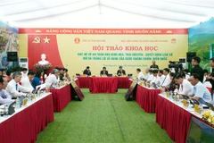 Toàn cảnh hội thảo. (Ảnh: Quân Trang/TTXVN) 