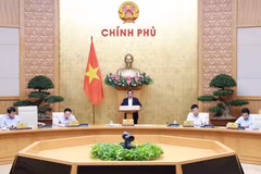 Thủ tướng Phạm Minh Chính chủ trì Phiên họp Chính phủ thường kỳ tháng 7 năm 2024. (Ảnh: Dương Giang/TTXVN)