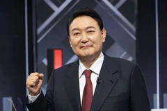 Ông Yoon Suk-yeol giành chiến thắng trong cuộc bầu cử tổng thống lần thứ 20 của Hàn Quốc. (Ảnh: THX/TTXVN) 
