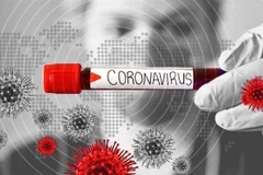 Bảng cảnh báo về virus corona. (Nguồn: IRNA/TTXVN) 