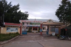 Trung tâm y tế huyện Đăk Pơ, nơi Trưởng khoa Kiểm soát bệnh tật bị kỷ luật cảnh cáo vì để phát tán hình ảnh bệnh án bệnh nhân nghi nhiễm COVID-19 gây hoang mang dư luận. (Nguồn: TTXVN phát) 